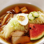 さんきゅう - 料理写真:自家製手打ち冷麺　　もちろんスープも自家製です