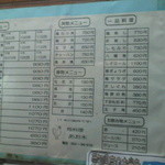 あお木 - メニュー