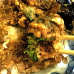 天ぷら 福岡 - 珍しいブロッコリー天ぷら