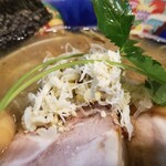 塩そば専門店 桑ばら - 釜炊き栗蟹出汁の潮そば～〆ご飯付き～