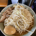 ラーメン マシンガン - とろーり味噌（並）（¥850）＋味玉（¥100）