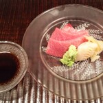 京天神 野口 - ●タイ、マグロ、ツブ貝