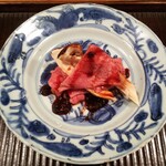 京天神 野口 - ●肉しゃぶ、松茸、山椒ソース