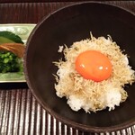 京天神 野口 - ●ちりめんご飯
      ●漬け物