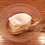 京天神 野口 - ●梨と白ワインソルベ