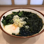 そばの神田 東一屋 - アサソバビンボー！　
      朝そば＋わかめ！