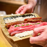 銀座 しのはら - 藤田水産鮪の太巻