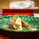 銀座 しのはら - 子持ち鮎の焼き