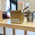 そばの神田 東一屋 - コンディメンツ。