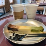 tsumugi cafe - ・アメリカーノ・Green tea mable cheese