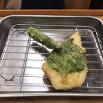 Tempura Fuji - 天ぷら定食 オクラ とり天