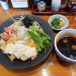 男前! タルタルチキン南蛮ざるらーめん　