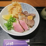 和菜うどん 快 - トリプル肉ぶっかけ