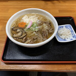 五島うどん　国見 - 肉山かけうどん