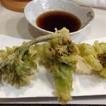 焼鳥 保可里 - ふきのとう天ぷら