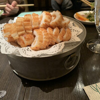 廣東料理 民生 ヒルトンプラザウエスト店 - いかの天ぷら