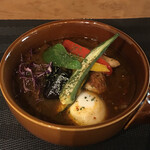 Almocafe - チキンと野菜のスープカレー (税込 990円)