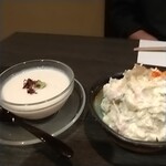 Kakure mino - 豆腐＋ポテサラ