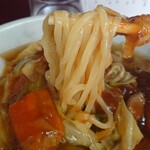 Sutaminaramemmatsukichi - スタミナラーメンＨＯＴの麺