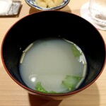 鮨 あらい - しじみ椀