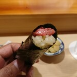 鮨 あらい - 中落ち手巻き