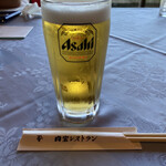 Teihou Kan Tori Kurabu - 生ビールです