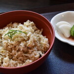 伝承 ます重ものがたり きよみず - 鮎ごはん