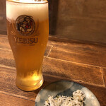 酒房高井 - 生ビール