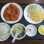 本格中華料理　吉祥楼 - チキンチリソース定食700円