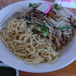 極濃湯麺 シントミ - 【2020.9.27(日)】冷やしトマトもりタンメン(並盛・250g)960円の麺