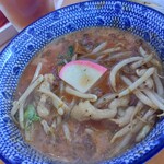 極濃湯麺 シントミ - 【2020.9.27(日)】スープに野菜炒めを入れた