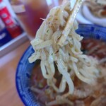 極濃湯麺 シントミ - 【2020.9.27(日)】麺をめんつゆに浸けた