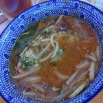 極濃湯麺 シントミ - 【2020.9.27(日)】冷やしトマトもりタンメン(並盛・250g)960円のスープ