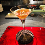 エクアトゥール - ウニ　甲殻類のムース　コンソメのジュレ