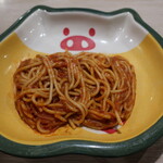 Bikkuri Donki - おこさまスパゲティ３６３円（税込）