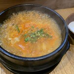 韓味処 CHIBO - ユッケジャンラーメン、900円(税別)