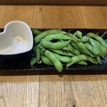 韓味処 CHIBO - 枝豆、350円(税別)