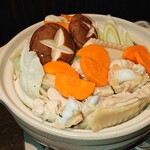 屋台や十八番 - 伊達鶏の水炊き(二人前)