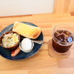 Cafe kukka - プラス80円のモーニング