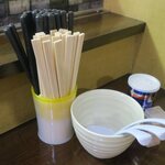 らあめん サンド - 卓上です