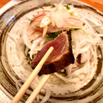 魚市場 小松 - かつおたたき（塩）1300円（かつおリフト）
