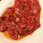 徳寿園 - ハラミ焼