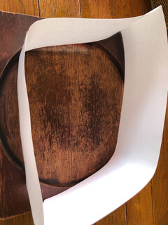 Hamburger Steak Senmon Ten IZUTSUYA - 為了包裝紙，沒有紙圍裙