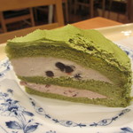 ドトールコーヒーショップ - 抹茶と小豆のケーキ　３５０円