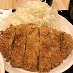 とんかつ まるや - ロースかつ　アップ