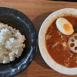カレー食堂 コロポ  - 娘のとり トマトスープ