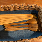 カレー食堂 コロポ  - カトラリーセット