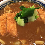 さか本 そば店 - カツのせカレーそば（1300円）