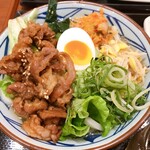 丸亀製麺 - 牛焼肉冷麺うどん