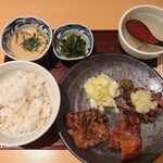 牛たんと和牛焼 青葉苑 - 牛タン食べ比べ御膳（抜3960円）